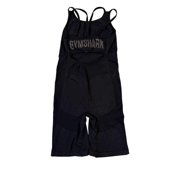 Gymshark Bodysuit Womens Small Strappy Compression Workout One Piece Athletic - Picture 1 of 4